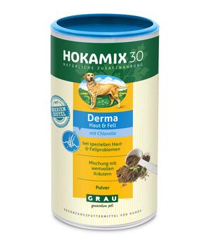 GRAU Ergänzungsfuttermittel für Hunde Hokamix 30 Derma Pulver