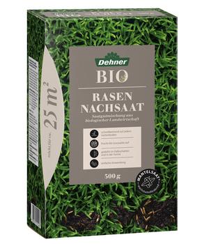 Dehner Bio Rasen-Nachsaat, 500 g
