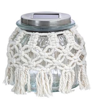 Dehner Solar-Glas Elara, ca. Ø11/H12 cm