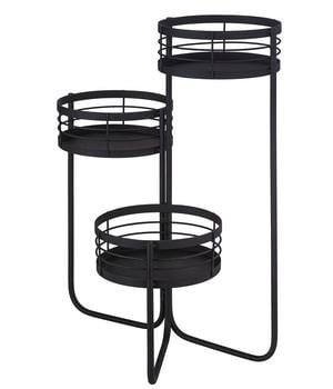 Dehner Stahl-Blumentreppe, faltbar, ca. Ø44,5/H81,5 cm