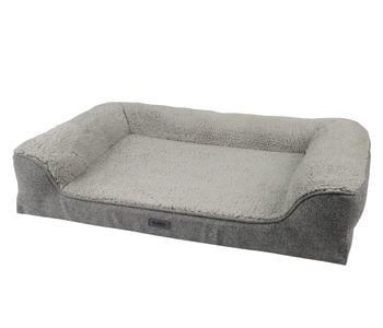Nobby Orthopädisches Komfortsofa Calbu, rechteckig, grau