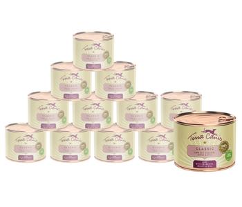 Terra Canis Nassfutter für Hunde Adult Menü, 12 x 200 g