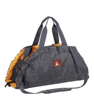 Nobby Tragetasche Shelly, grau/senf, ca. B72/T55 cm