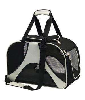 Nobby Transporttasche Swing, creme/schwarz, ca. B46/H30/T22 cm