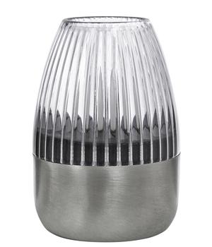 Dehner Solar-Tischleuchte, gerillt, ca. Ø6,1/H8,8 cm