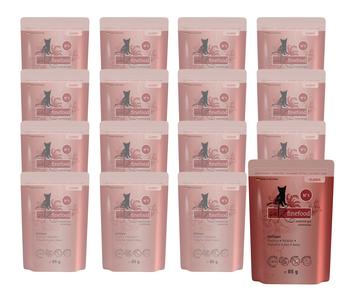 Catz finefood, Nassfutter für Katzen, 16 x 85 g