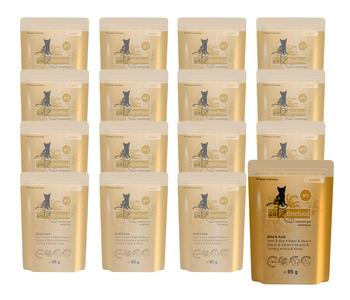 Catz finefood, Nassfutter für Katzen, 16 x 85 g