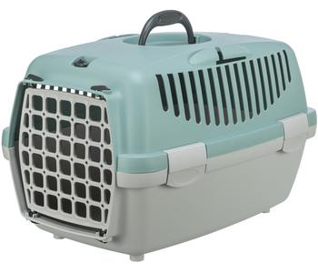 Trixie Transportbox Capri 1, grau/hellblau, ca. B48/H31/T32 cm