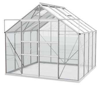 Vitavia Gewächshaus Neptun Plus 6700 ESG, inkl. Fundament, ca. B257/H238/T258 cm