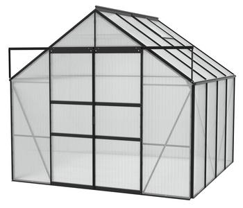 Vitavia Gewächshaus Neptun Plus 6700 HKP, inkl. Fundament, ca. B257/H238/T258 cm