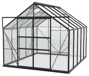 Vitavia Gewächshaus Neptun Plus 8300 ESG, inkl. Fundament, ca. B257/H238/T321 cm