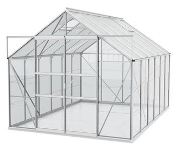 Vitavia Gewächshaus Neptun Plus 9900 ESG/HKP, inkl. Stahlfundamentrahmen, ca. B257/H238/T383 cm