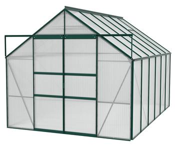 Vitavia Gewächshaus Neptun Plus 9900 HKP, inkl. Stahlfundamentrahmen, ca. B257/H238/T383 cm