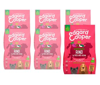 Edgard & Cooper Trockenfutter für Hunde, Bio, Wunderbares Rind & Freiland-Huhn Adult