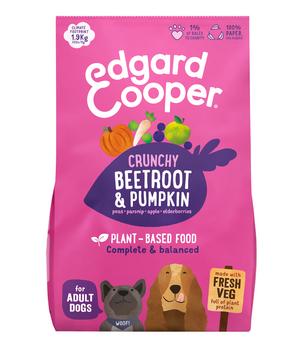 Edgard & Cooper Trockenfutter für Hunde, Knusprige Rote Beete & Kürbis Adult