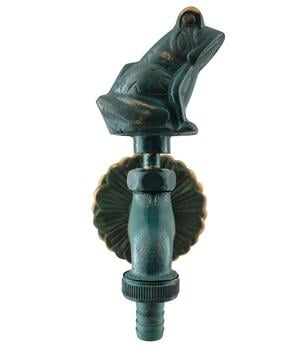 Tomco Messing-Wasserhahn Frosch 1/2, mit Rosette