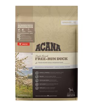 ACANA Trockenfutter für Hunde Singles Dog Free-Run Duck Adult