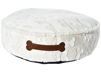 Dehner Lieblinge Kuschelkissen Flynn, rund, ca. Ø60/H15 cm