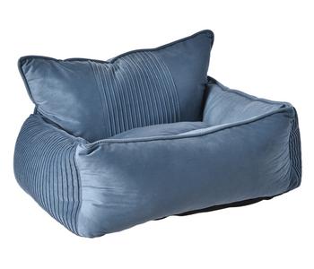 Dehner Lieblinge Kuschelbett Rokoko, rechteckig, petrol