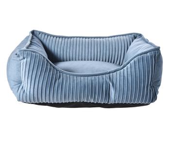 Dehner Lieblinge Kuschelbett Baroque, rechteckig, petrol