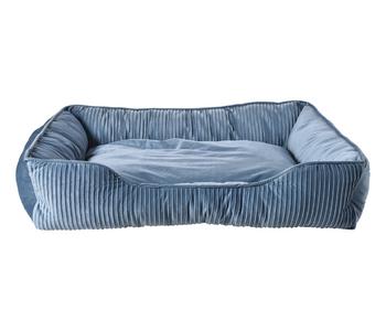 Dehner Lieblinge Kuschelbett Baroque, rechteckig, petrol