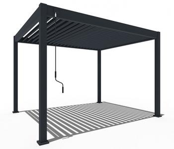 Weide Classic Pergola 3x3,6 Alu-Stahl, ca. B360/H255/T300 cm