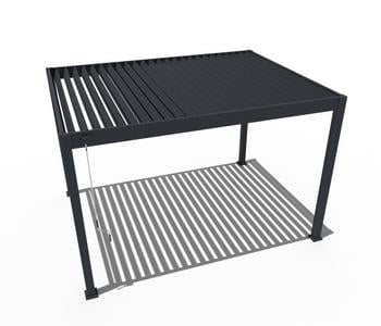 Weide Deluxe Pergola Voll-Alu, ca. B400/H255/T300 cm