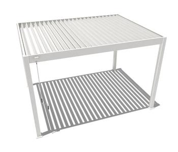 Weide Deluxe Pergola Voll-Alu, ca. B400/H255/T300 cm