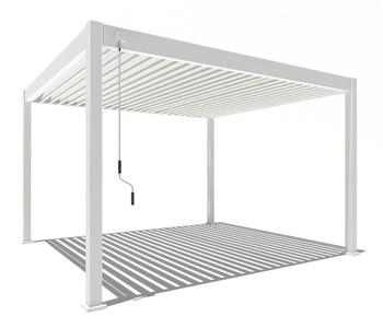 Weide Deluxe Pergola Voll-Alu, ca. B400/H255/T360 cm