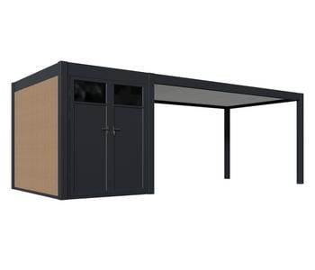 Weide Carport Voll-Alu, ca. B720/H255/T300 cm