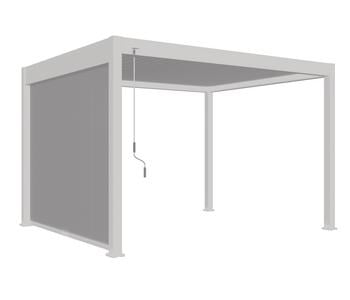 Weide Sonnenrollo für Deluxe Pergola, ca. B400 cm