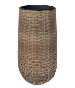 Dehner Polyrattan-Flechttopf Tulum, rund