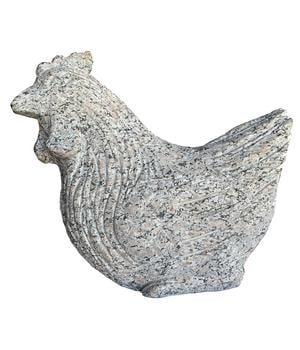 Dehner Granit-Henne, ca. B25/H25/T14 cm