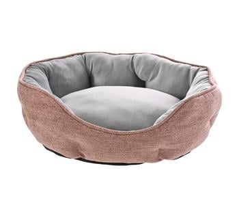 Dehner Lieblinge Kuschelbett Linette, oval, altrosa