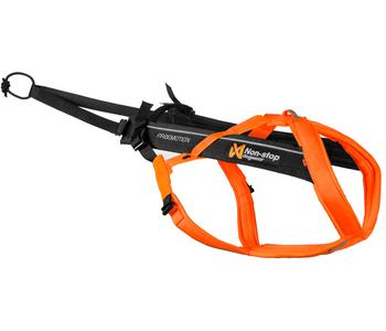 Non-stop dogwear Hunde-Zuggeschirr Freemotion harness 5.0, schwarz/orange