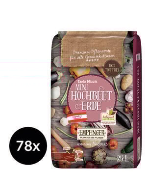 Empfinger Premium Mini Hochbeeterde, torffrei, 78 x 25 l