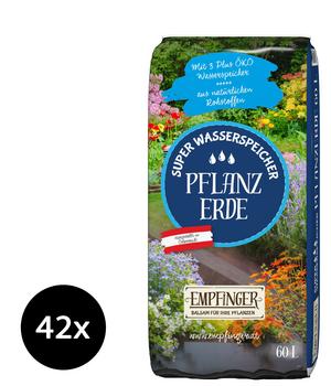 Empfinger Super Wasserspeicher Pflanzerde, 42 x 60 l