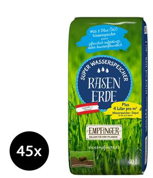 Empfinger Super Wasserspeicher Rasenerde, 45 x 40 l