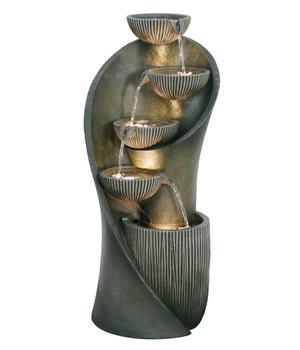 Dehner Polyresin-Gartenbrunnen Atlas, ca. H97 cm