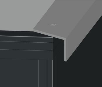 KGT Schneckenkante für Aluminium-Hochbeet 130, ca. B120/T90 cm
