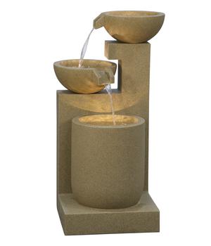 Dehner Polyresin-Gartenbrunnen Samson, ca. H100 cm