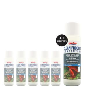 amtra Wasseraufbereiter Clean Procult Konzentrat, 5+1 x 250 ml