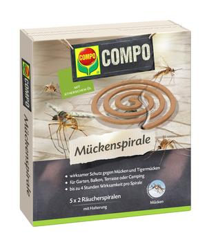 COMPO Mückenspirale mit Halterung, 10 Stk.