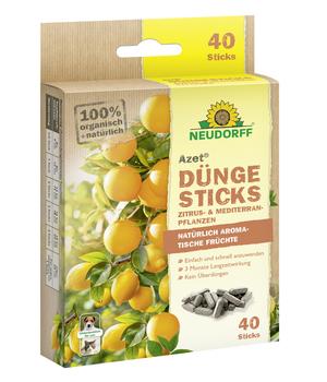 Neudorff Azet® Düngesticks für Zitrus- & Mediterranpflanzen, 40 Stk.