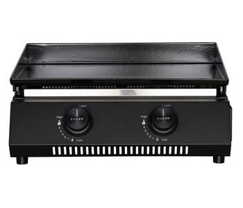 Cozze Gasgrill Plancha G-400 mit 2 Brennern, ca. B49/H22,5/T45,5 cm