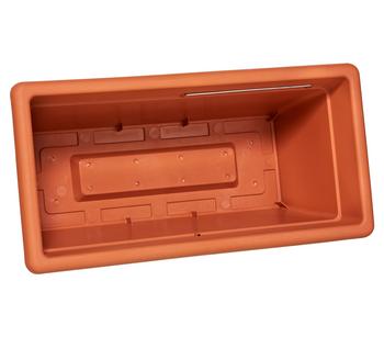 Vasar Kunststoff-Kasten Akea, rechteckig, Orange - Kunststoff