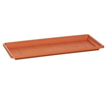 Vasar Kunststoff-Blumenkasten-Untersetzer Akea, kastenförmig, Orange - Kunststoff