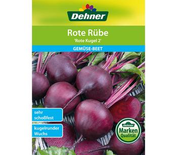 2 x Dehner Samen Rote Rübe 'Rote Kugel 2' - Mindestbestellmenge: 2 Stk.