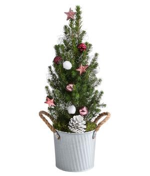 Geschmückter Weihnachtsbaum 'Linus', ca. H50 cm