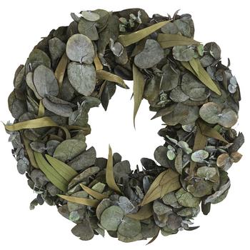 Dehner Kranz Eukalyptus, ca. Ø35 cm, Grün, Natur - Naturmaterial